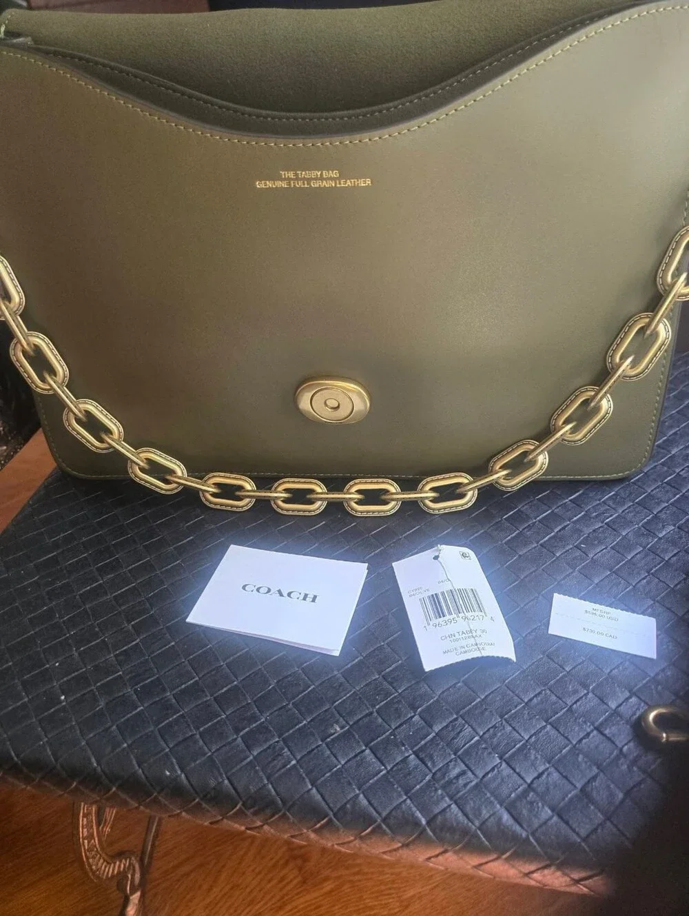 Coach Chain Tabby 30